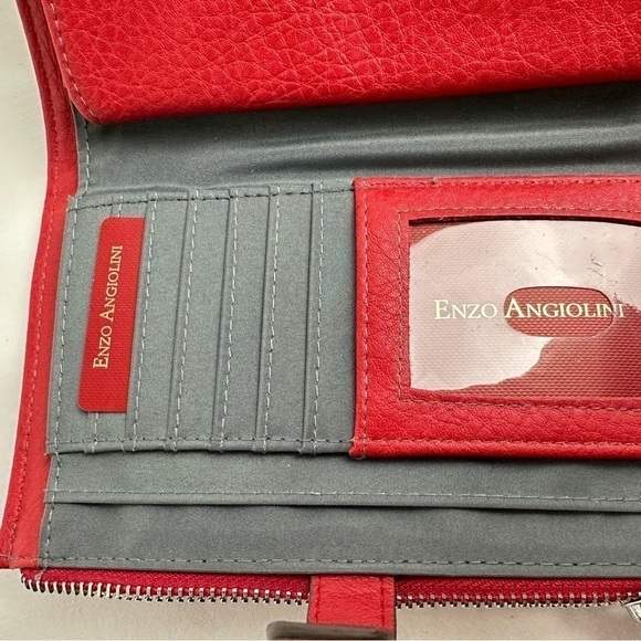 🌼2 for $30🌼 NEW Enzo Angiolini Red Wristlet - Picture 6 of 8
